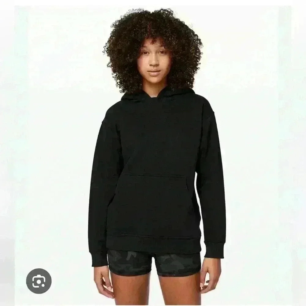 Lululemon black hoodie size  12